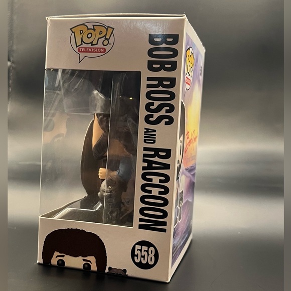Funko Pop! Bob Ross and Raccoon - Picture 2 of 5